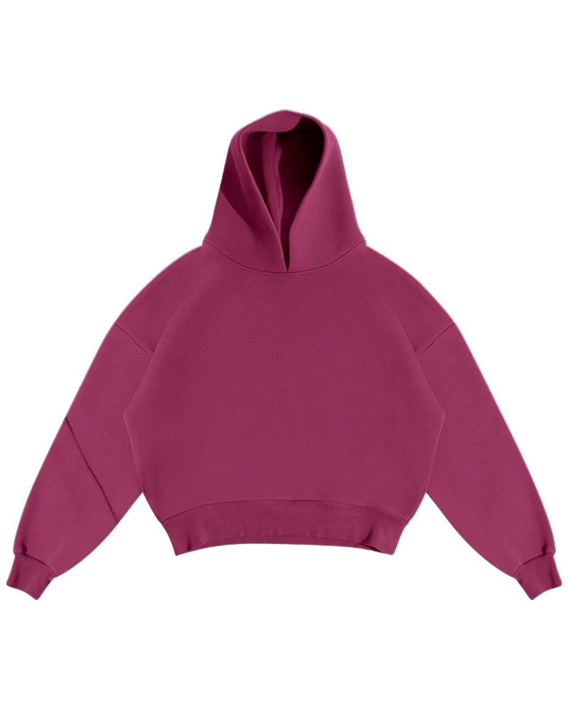 Hoodie In Velvet